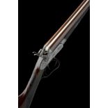 JOSEPH BRADDELL & SON A 12-BORE THUMBHOLE UNDERLEVER SINGLE-BITE SNAP-ACTION HAMMERGUN, serial no.