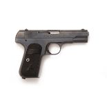 COLT, USA A .32 (ACP) SEMI-AUTOMATIC PISTOL, MODEL '1903 HAMMERLESS', serial no. 394631, for 1921,