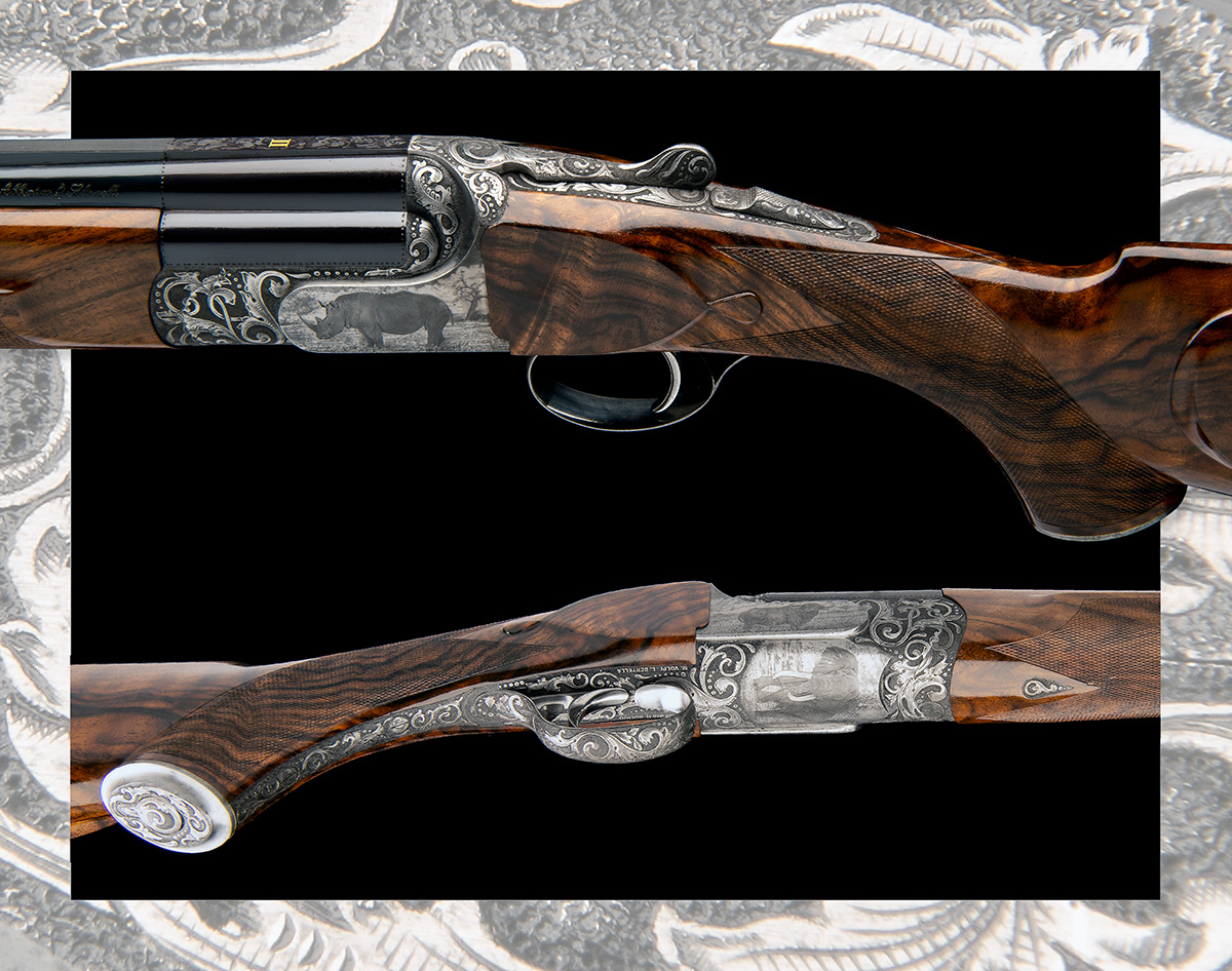 ABBIATICO & SALVINELLI A FINE VOLPI AND BERTELLA-ENGRAVED .375 H&H MAGNUM 'MOD. EXCALIBUR EXPRESS' - Image 14 of 14