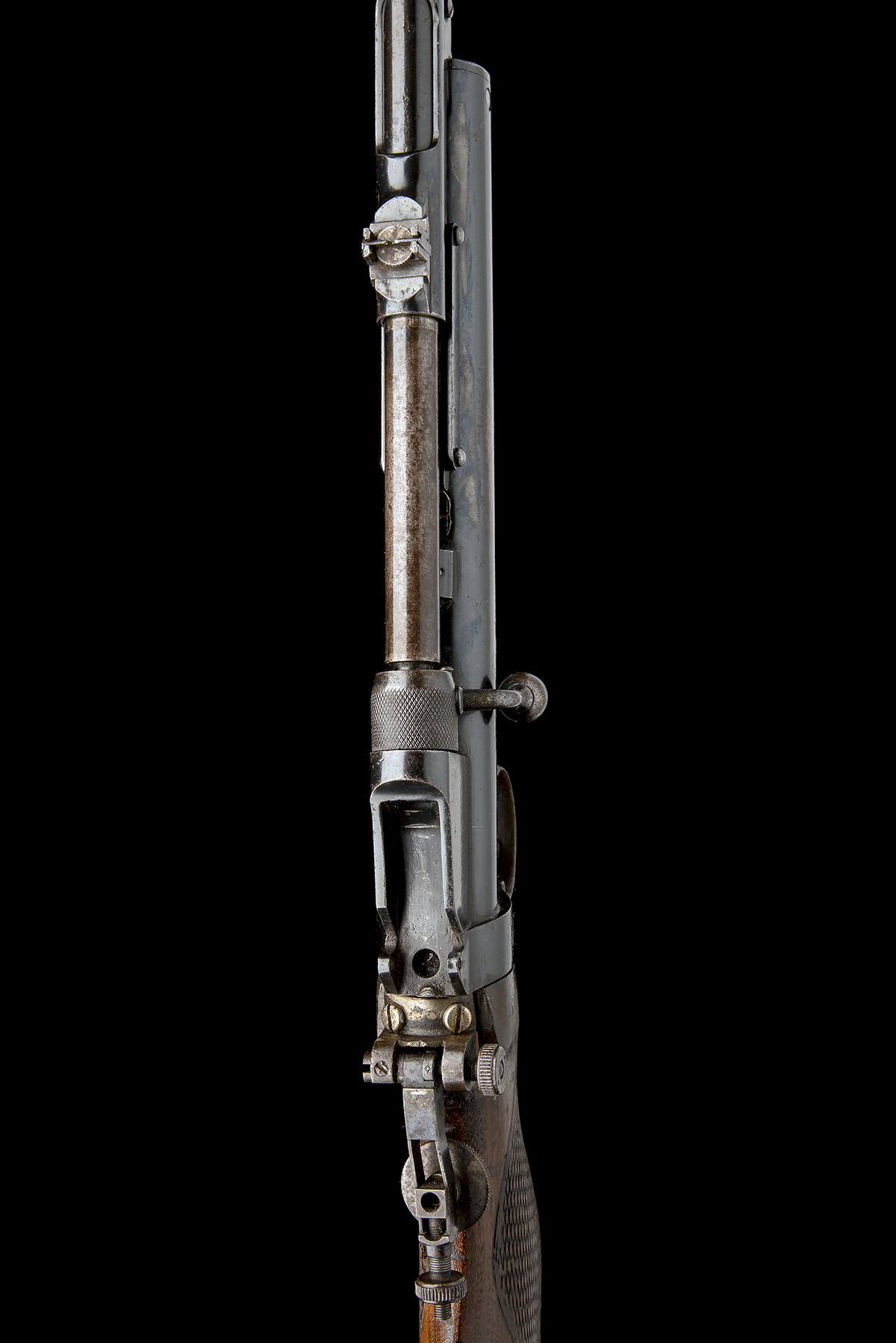 WEBLEY & SCOTT, BIRMINGHAM A .177 BARREL-COCKING AIR-RIFLE, MODEL 'MKII SERVICE', serial no. S15062, - Image 4 of 7