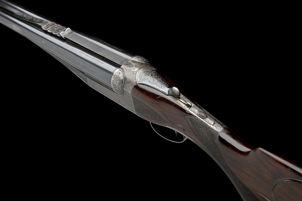 WESTLEY RICHARDS A FINE .425 MAGNUM EXPRESS SINGLE-TRIGGER 1897 PATENT DETACHABLE-LOCK EJECTOR - Image 5 of 14