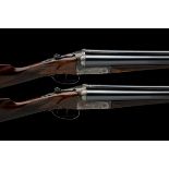 WEBLEY & SCOTT A PAIR OF 12-BORE 'MODEL 702' BOXLOCK EJECTORS, serial no. 141552 / 3, for 1971,