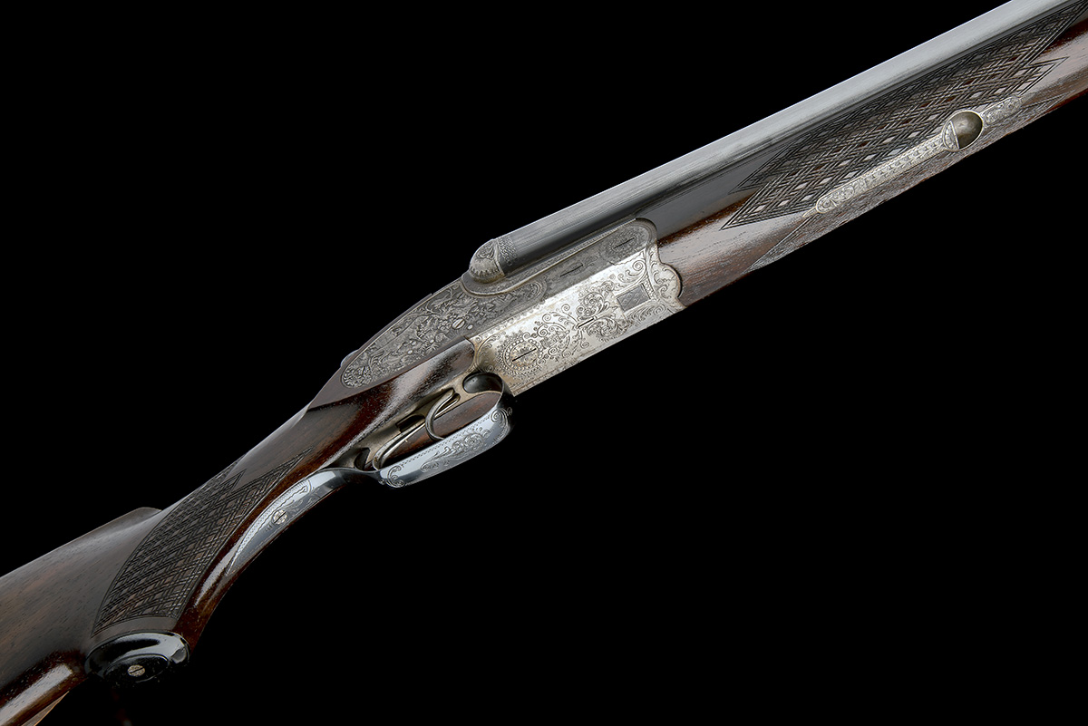 J. P. SAUER & SOHN A 12-BORE SIDELOCK EJECTOR, serial no. 449354, for 1966, 28 3/8in. (72cm) nitro - Image 3 of 9