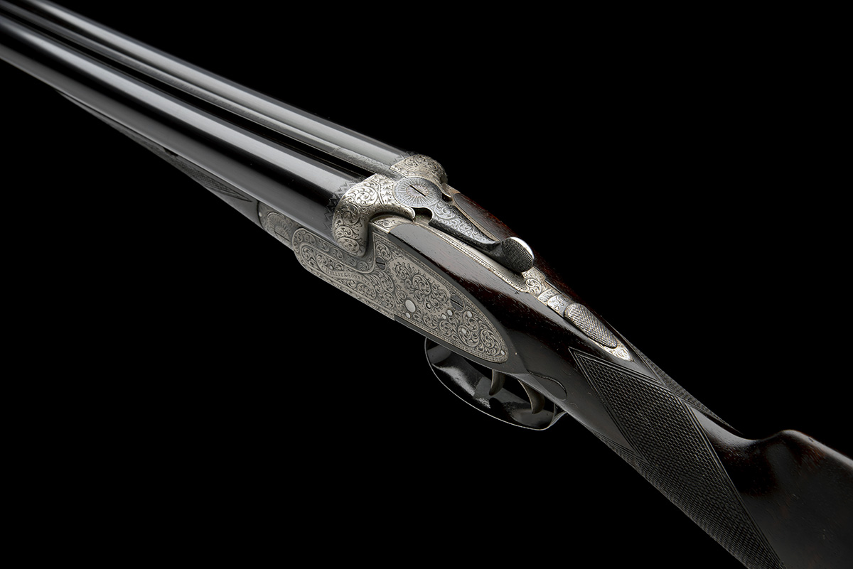 CHARLES HELLIS & SONS LTD. A 12-BORE SIDELOCK EJECTOR, serial no. 3760, circa 1932, 26in. nitro - Image 5 of 8