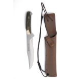 PUMA, SOLINGEN TWO SHEATH-KNIVES, including a boxed model 'WILDTOTER', serial no. 41582, with 5 3/