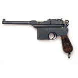 ASTRA, SPAIN A GOOD 7.63 (MAUSER) SEMI-AUTOMATIC PISTOL, MODEL '900', serial no. 29461, WITH