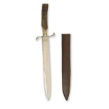 H.R. HOUNAM, SHEFFIELD A 19TH CENTURY HUNTING-KNIFE, circa 1880, with single-edged 9in. spear-