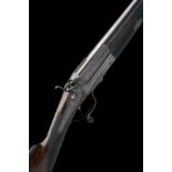 BOSS & CO. A VERY RARE 8-BORE SINGLE-BARRELLED ROTARY-UNDERLEVER HAMMERGUN, serial no. 3520, for