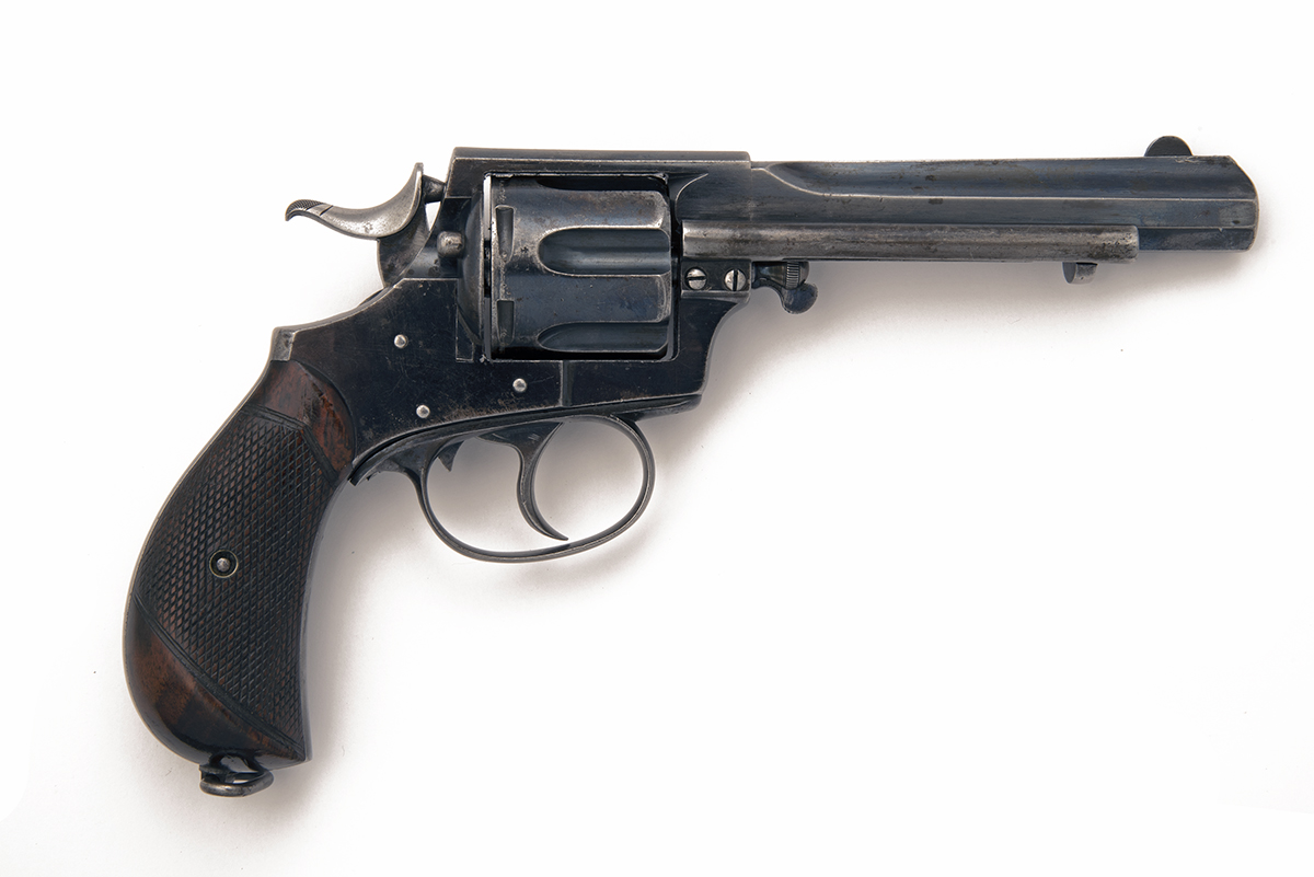 WEBLEY, BIRMINGHAM A CASED .455 DOUBLE-ACTION REVOLVER, MODEL 'WEBLEY'S No.5 EXPRESS', serial no. - Image 2 of 3