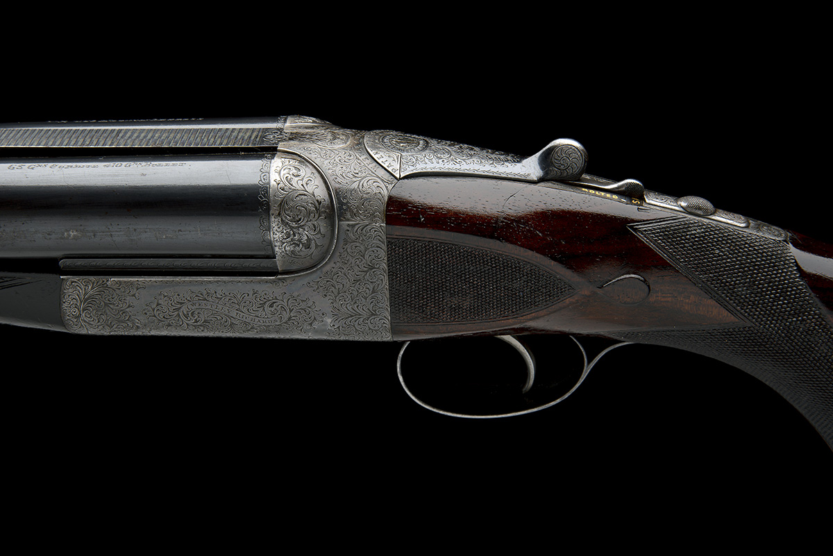 WESTLEY RICHARDS A FINE .425 MAGNUM EXPRESS SINGLE-TRIGGER 1897 PATENT DETACHABLE-LOCK EJECTOR - Image 4 of 14