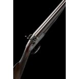 BASELEY, NORTHAMPTON A 14-BORE PERCUSSION DOUBLE-BARRELLED SPORTING-GUN, no visible serial number,