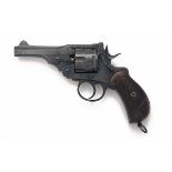 WEBLEY FOR TRULOCK & HARRISS, DUBLIN A .455 SIX-SHOT DOUBLE-ACTION REVOLVER, MODEL 'MKI', serial no.