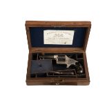 COLT, USA A CASED .41 RIMFIRE FOUR-SHOT POCKET-REVOLVER, MODEL 'CLOVERLEAF HOUSE PISTOL', serial no.