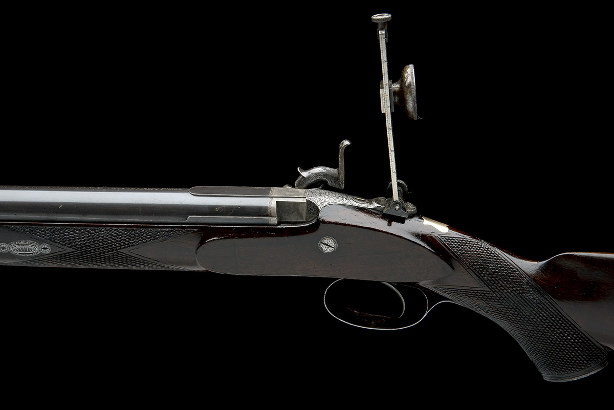 ALEXANDER HENRY, SCOTLAND A .451 PERCUSSION MATCH-RIFLE, serial no. 431/1926, originally a Best - Image 10 of 12