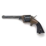 L. POND, USA A .30 TEAT-FIRE FRONT-LOADING SIX-SHOT CARTRIDGE REVOLVER, serial no. 1164, circa 1865,