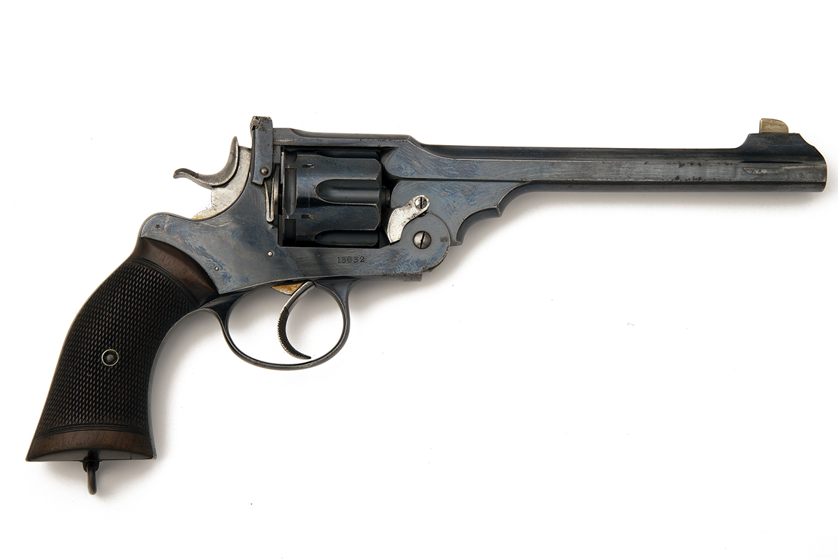 WEBLEY, BIRMINGHAM A CASED .450/.455 SIX-SHOT TARGET-REVOLVER, MODEL 'WG TARGET', serial no. - Image 3 of 5