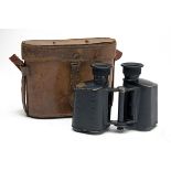 CARL ZEISS, JENA A SCARCE PAIR OF BINOCULARS, MODEL 'DRP FELDSTECHER VERGR.12' MARKED TO EDWARD