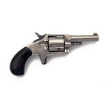 A .38 RIMFIRE FIVE-SHOT REVOLVER, UNSIGNED, MODEL 'CONQUEROR', no visible serial number, circa 1885,