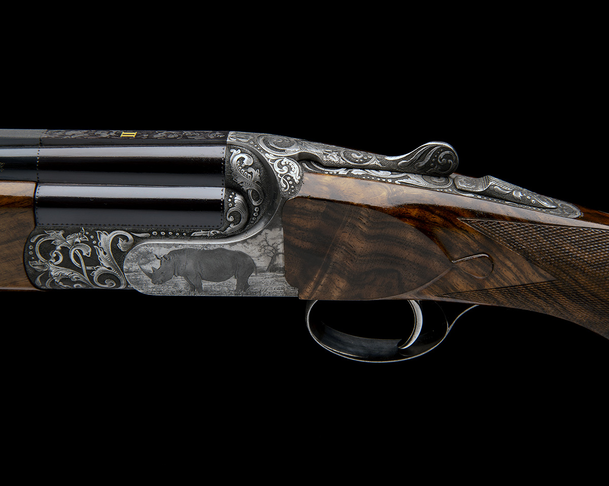 ABBIATICO & SALVINELLI A FINE VOLPI AND BERTELLA-ENGRAVED .375 H&H MAGNUM 'MOD. EXCALIBUR EXPRESS' - Image 8 of 14