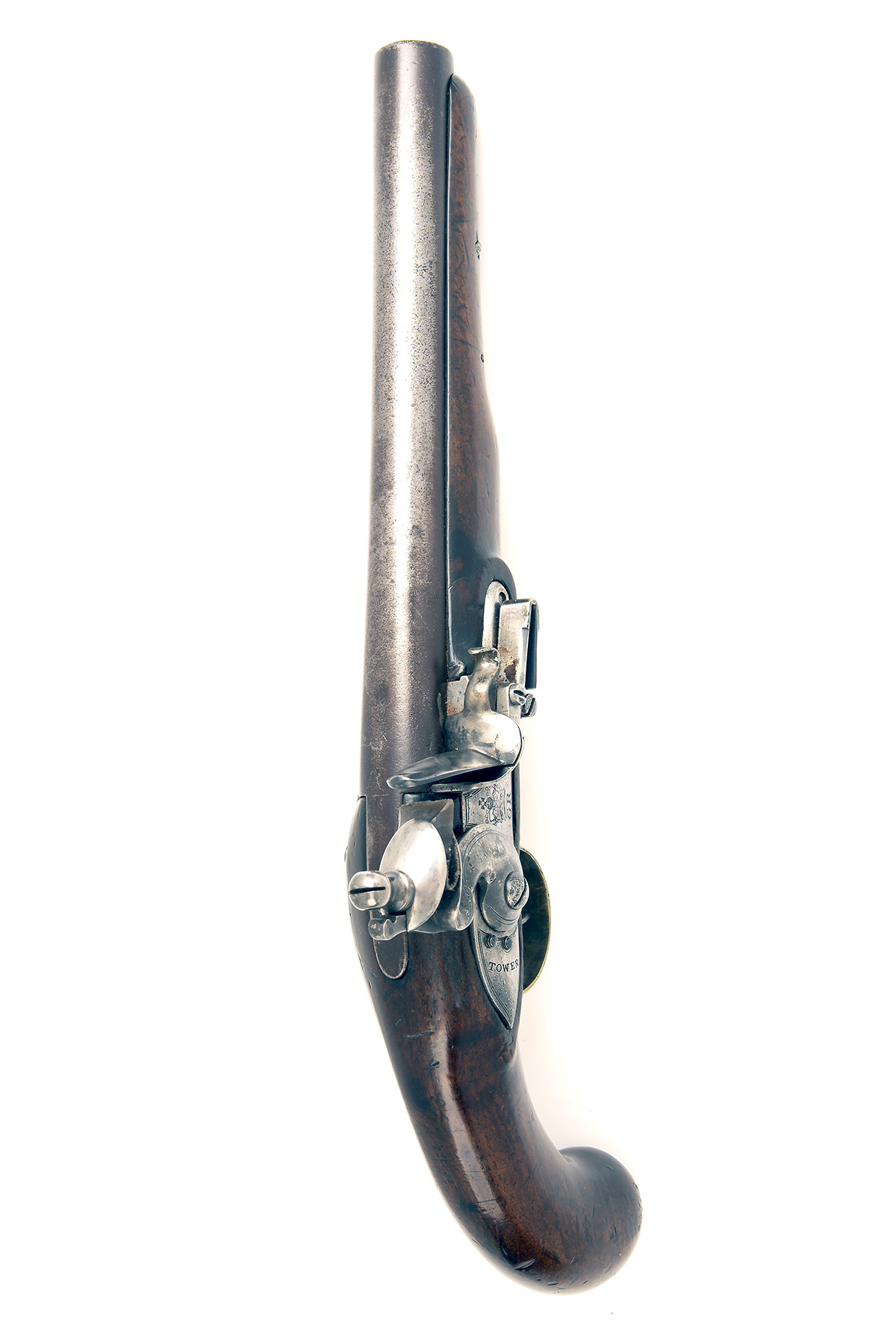 TOWER ARMOURIES, LONDON A .750 FLINTLOCK CAVALRY PISTOL, MODEL '1796 HEAVY DRAGOON TYPE', no visible - Image 4 of 4