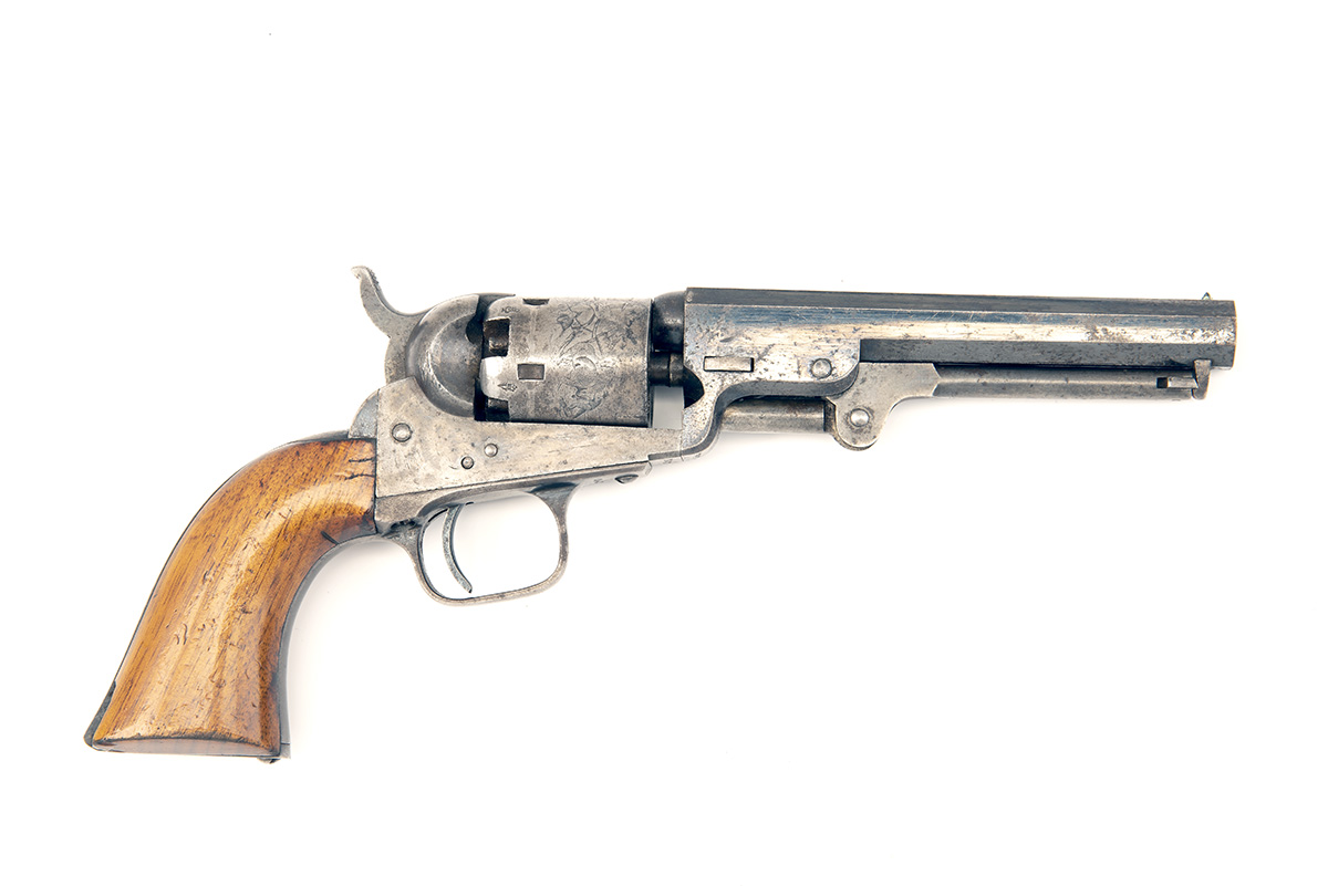 COLT, LONDON A GOOD CASED .31 PERCUSSION REVOLVER, MODEL '1849 LONDON POCKET', serial no. 2942, - Image 2 of 5