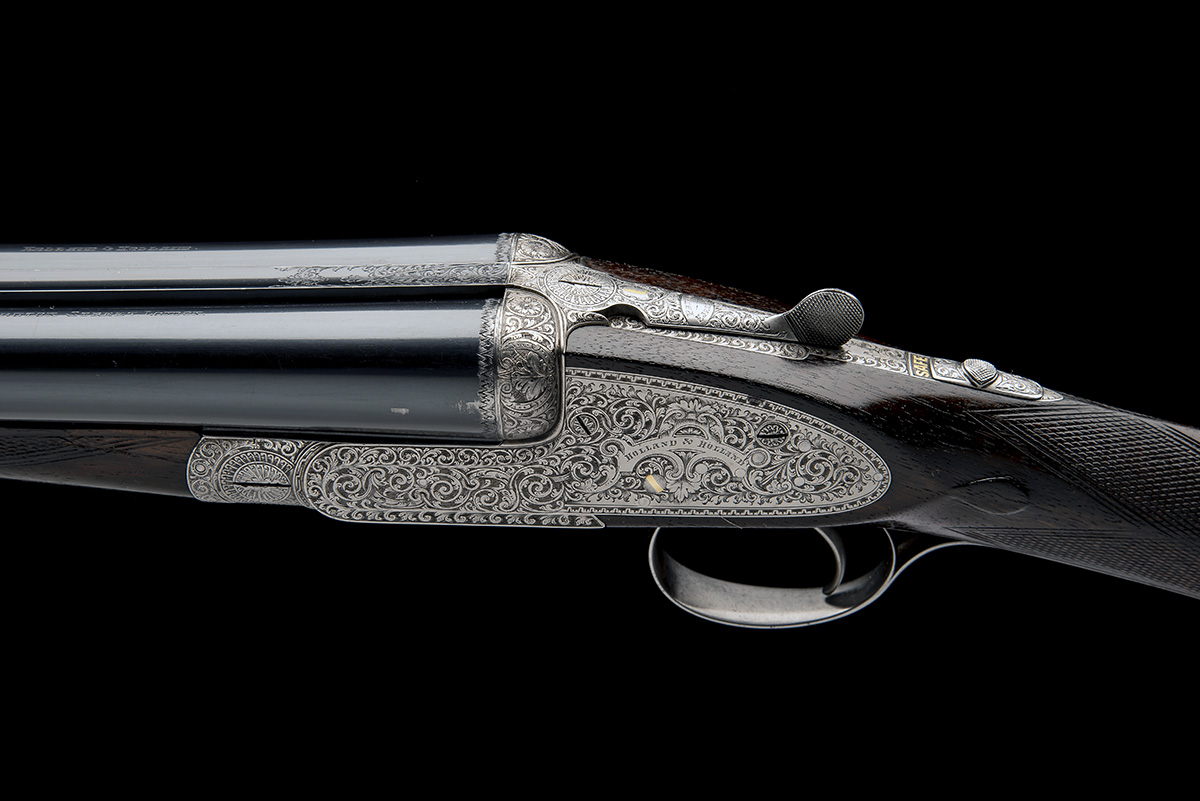 HOLLAND & HOLLAND A 12-BORE 'ROYAL' SINGLE-TRIGGER SIDELOCK EJECTOR, serial no. 23627, for 1905, - Image 5 of 12