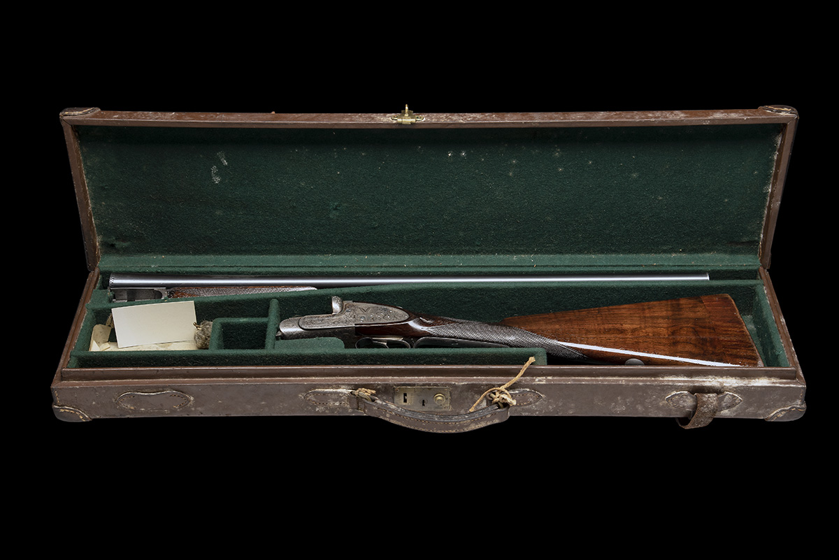 C. HELLIS & SONS A 12-BORE 'FEATHERWEIGHT' SIDELOCK EJECTOR, serial no. 3755, circa 1931, 26in. - Image 10 of 10