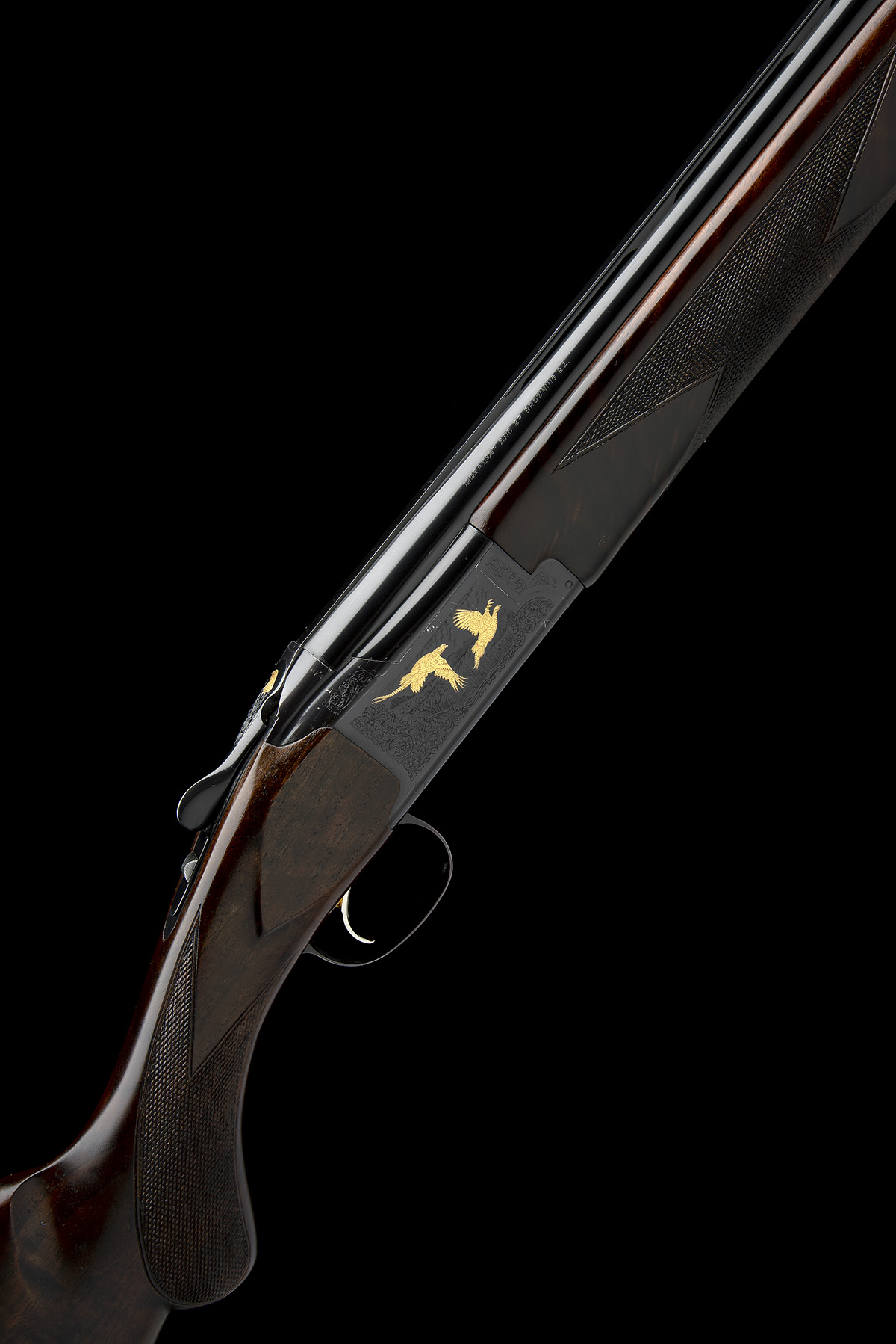 BROWNING A 12-BORE (3IN.) 'B725 HUNTER' SINGLE-TRIGGER OVER AND UNDER EJECTOR, serial no. 57607ZR,