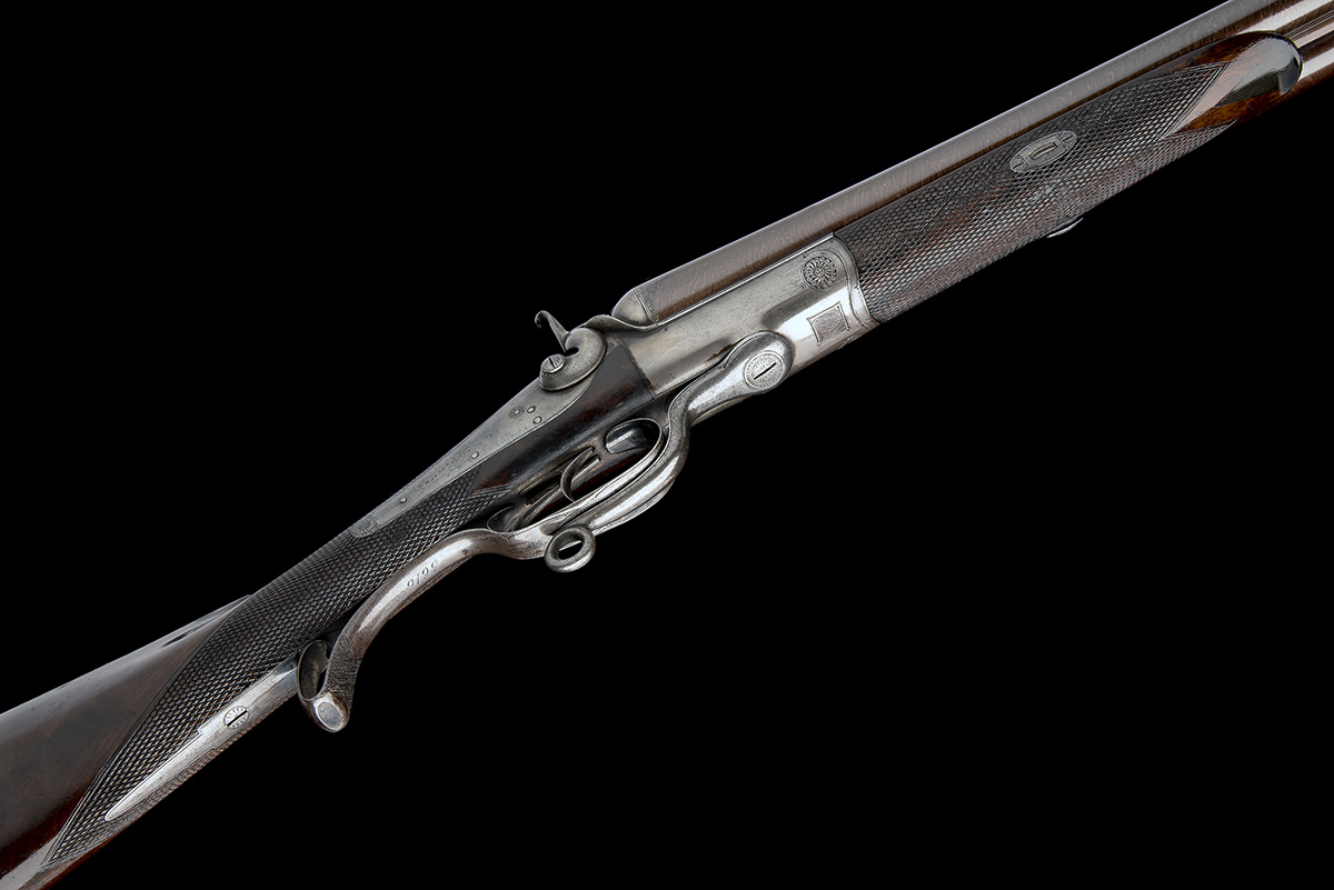 W. WATSON & SON A .577 (SNIDER) / 12-BORE ROTARY-UNDERLEVER HAMMER CAPE RIFLE, serial no. 5616, - Image 3 of 7