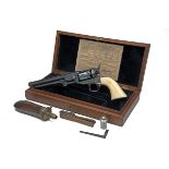 COLT, LONDON A .36 PERCUSSION REVOLVER, MODEL '1851 LONDON NAVY', serial no. 2617, WITH LATER