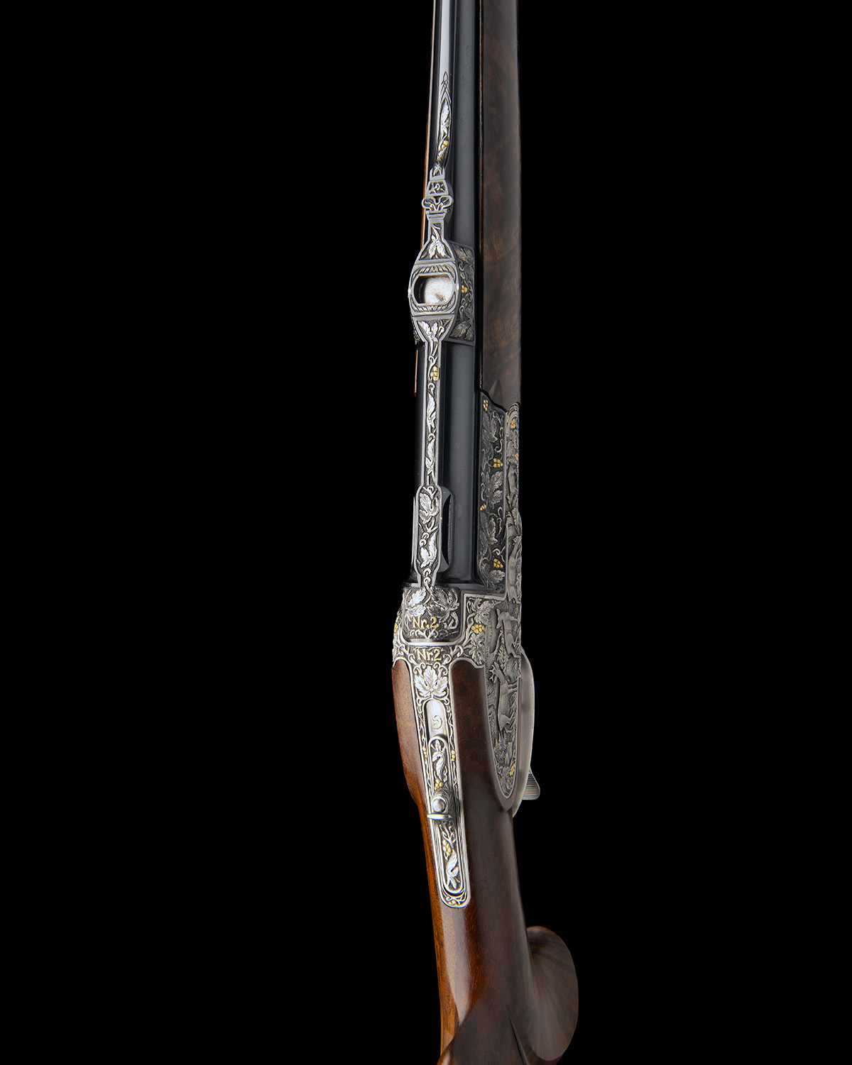 H. SCHEIRING AN 8X57RS / 5.6X50R MAG. JAEGER PATENT SIDEPLATED OVER AND UNDER PUSH-FORWARD - Image 12 of 13