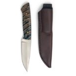JAN-ERIC SODERHOLM, FINLAND A FINE SPORTING-KNIFE WITH FOSSILISED MAMMOTH-TOOTH HILT, recent, with