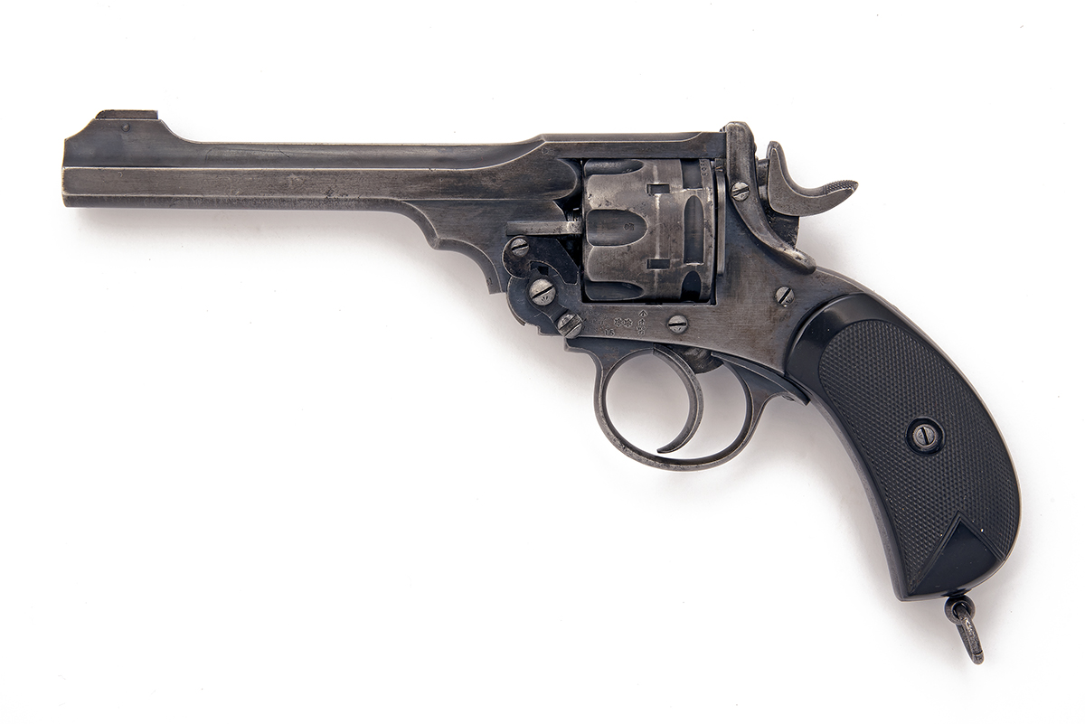 WEBLEY, BIRMINGHAM A SCARCE .455 SIX-SHOT SERVICE-REVOLVER, MODEL 'MKII 6-INCH', serial no. 59861,