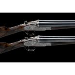 W.W. GREENER LTD. A PAIR OF J.G. SALT-ENGRAVED 12-BORE SINGLE-TRIGGER SELF-OPENING SIDELOCK