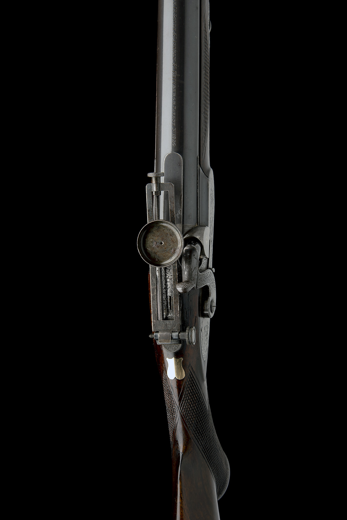 ALEXANDER HENRY, SCOTLAND A .451 PERCUSSION MATCH-RIFLE, serial no. 431/1926, originally a Best - Image 4 of 12