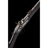 WESTLEY RICHARDS, BIRMINGHAM A .450 PERCUSSION BREECH-LOADING CARBINE, MODEL 'MONKEY-TAIL', serial