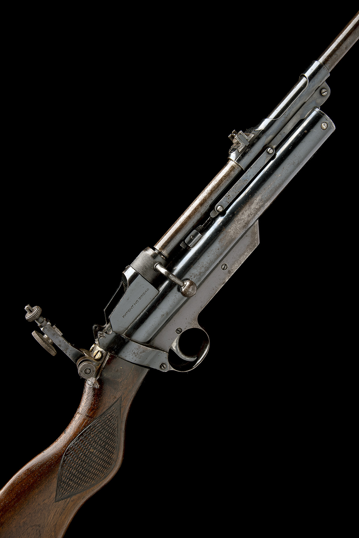 WEBLEY & SCOTT, BIRMINGHAM A .177 BARREL-COCKING AIR-RIFLE, MODEL 'MKII SERVICE', serial no. S15062,