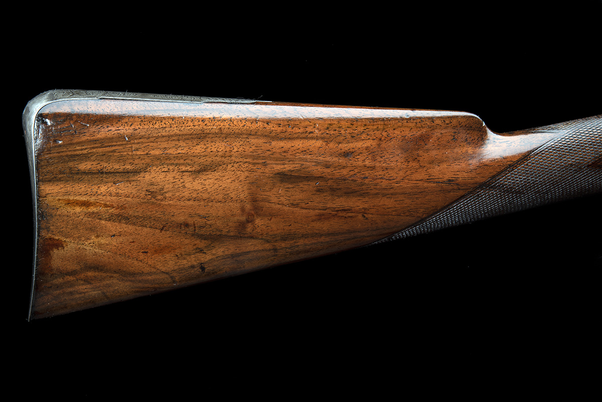 G & J DEAN, LONDON A FINE 16-BORE PERCUSSION DOUBLE-BARRELLED SPORTING-GUN, serial no. 6201, circa - Image 6 of 8