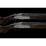 KEMEN A PAIR OF 20-BORE 'KM-4 EXTRA LUX A' SINGLE-TRIGGER OVER AND UNDER SIDEPLATED TRIGGERPLATE-