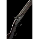 SMITH, LONDON A 12-BORE PERCUSSION SINGLE-BARRELLED SPORTING-GUN, no visible serial number, circa