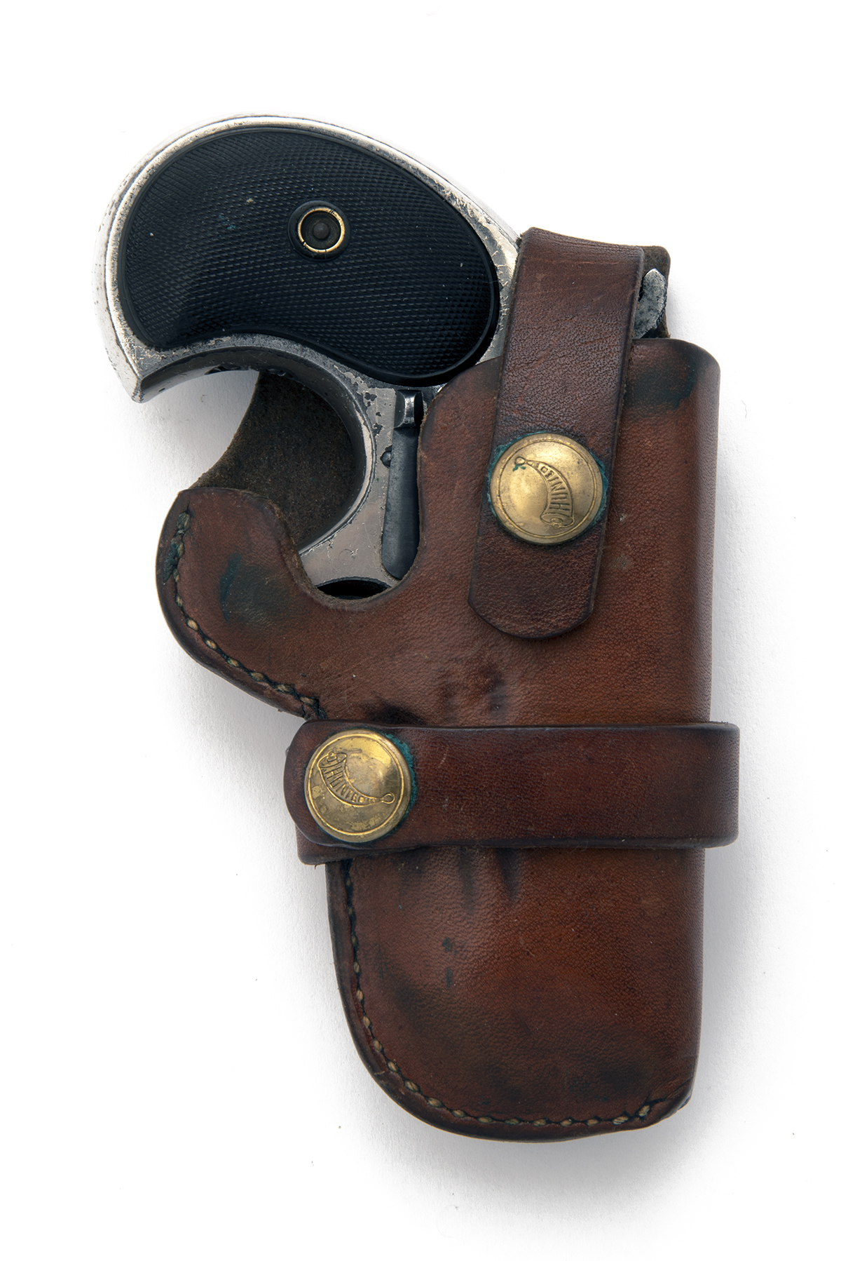 REMINGTON ARMS CO., USA A .41 RIMFIRE OVER-UNDER DERRINGER PISTOL, serial no. 594, type II (or model - Image 3 of 3