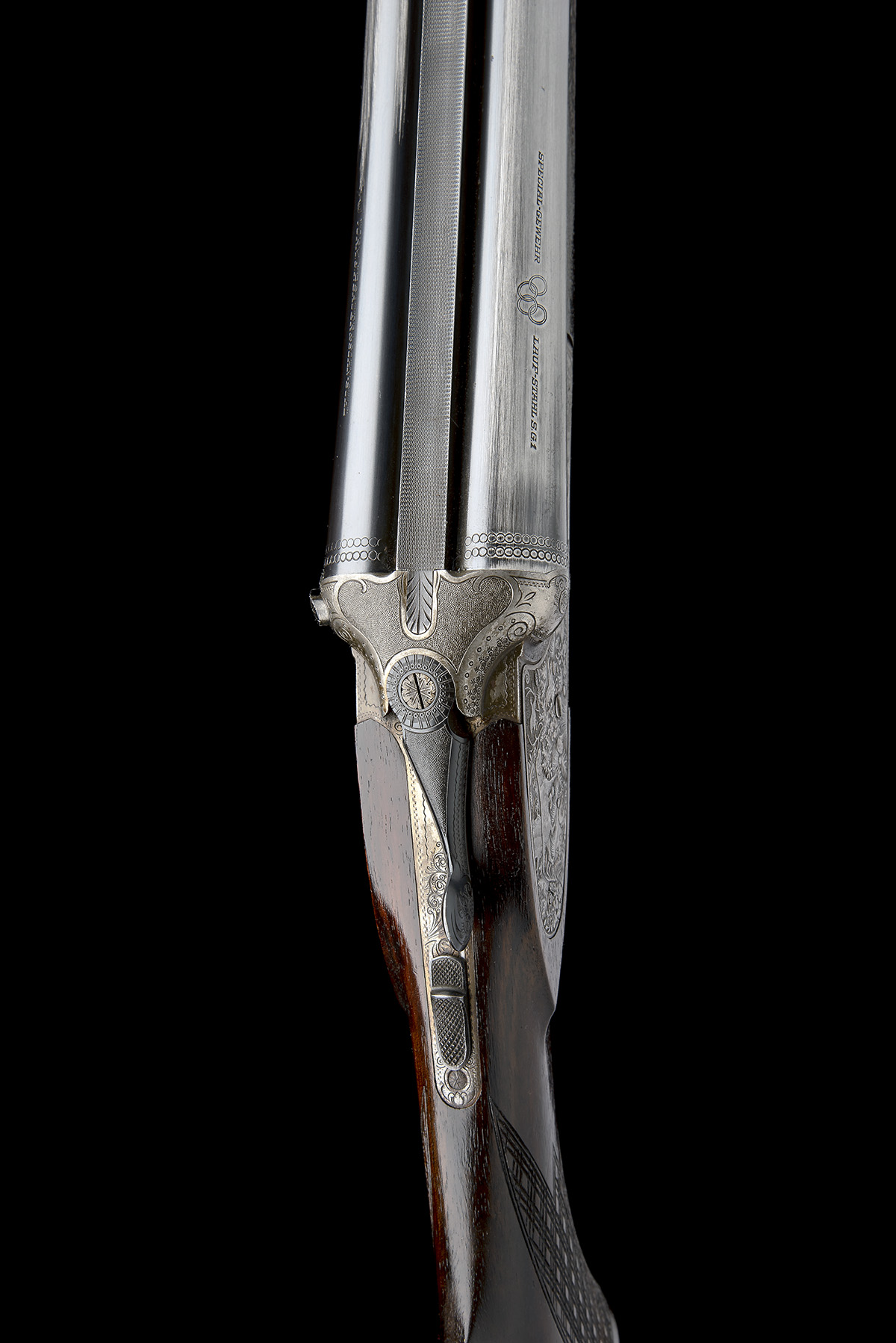 J. P. SAUER & SOHN A 12-BORE SIDELOCK EJECTOR, serial no. 449354, for 1966, 28 3/8in. (72cm) nitro - Image 4 of 9