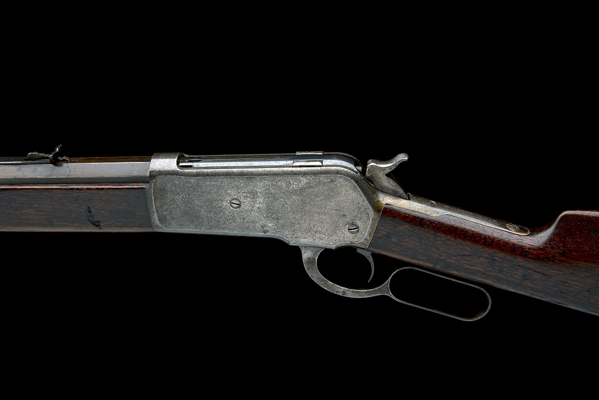 WINCHESTER REPEATING ARMS, USA A .40-82 (WCF) LEVER-ACTION SPORTING-RIFLE, MODEL '1886', serial - Image 5 of 8