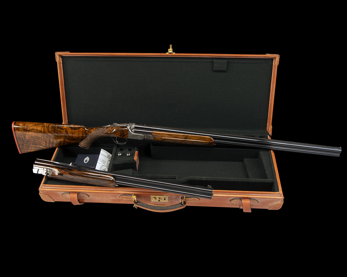 ABBIATICO & SALVINELLI A FINE VOLPI AND BERTELLA-ENGRAVED .375 H&H MAGNUM 'MOD. EXCALIBUR EXPRESS' - Image 12 of 14