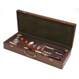 A NEW AND UNUSED CASED PRESENTATION DELUXE GUN 12-BORE CLEANING KIT, consisting cleaning rod,