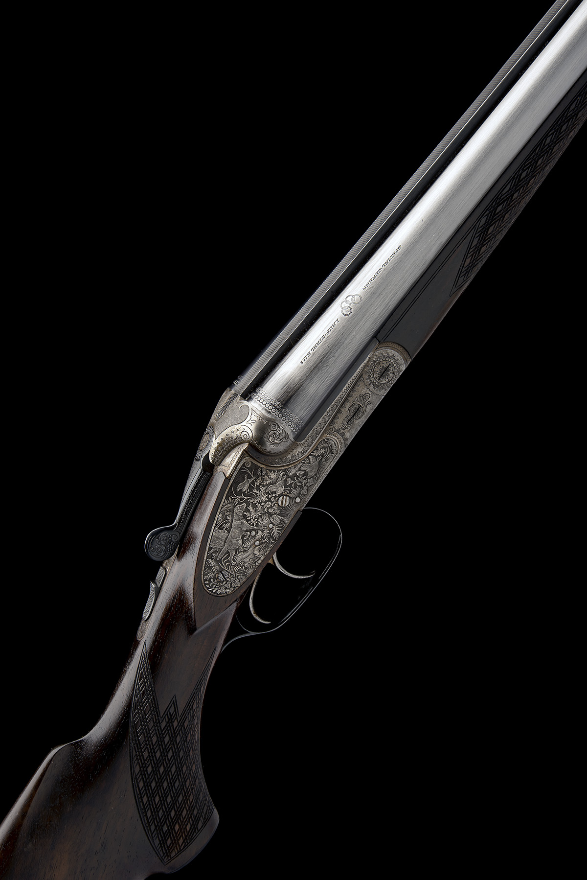 J. P. SAUER & SOHN A 12-BORE SIDELOCK EJECTOR, serial no. 449354, for 1966, 28 3/8in. (72cm) nitro