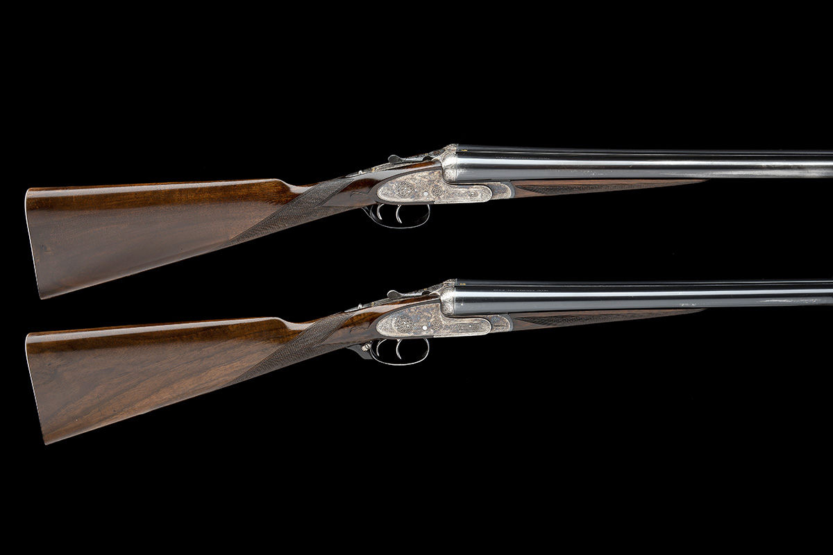 PEDRO ARRIZABALAGA A PAIR OF 12-BORE SELF-OPENING HAND-DETACHABLE SIDELOCK EJECTORS, serial no. - Image 2 of 10