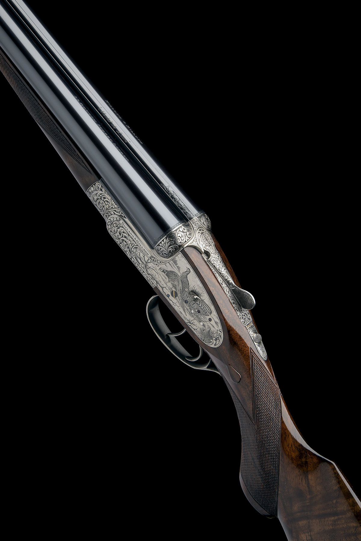 HOLLAND & HOLLAND A FINE, SALT-ENGRAVED 12-BORE ROYAL 'MODEL DE LUXE' SELF-OPENING HAND-DETACHABLE