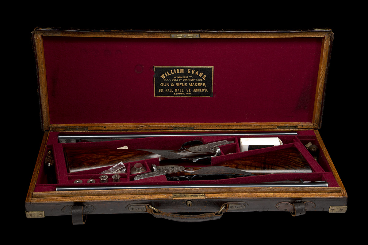 WILLIAM EVANS (FROM PURDEY'S) A PAIR OF 12-BORE SIDELOCK EJECTORS, serial no. 2382 / 3, for 1891, - Image 9 of 11