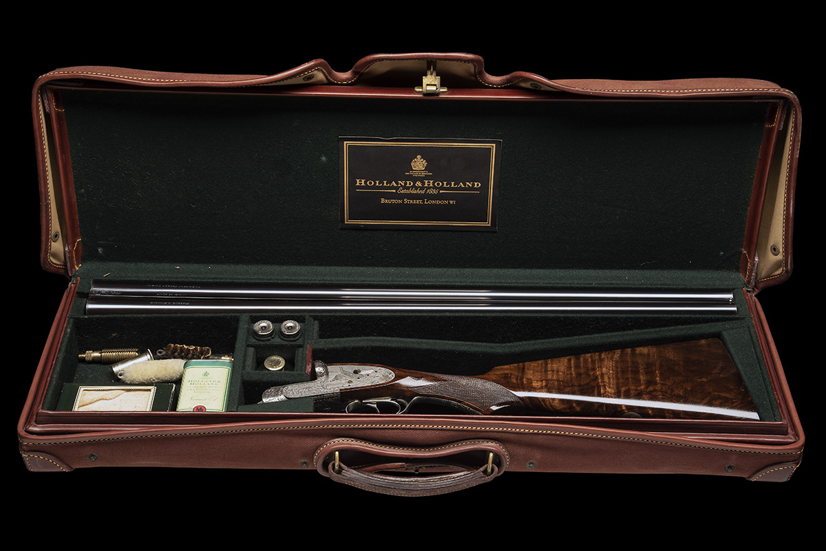 HOLLAND & HOLLAND A FINE, SALT-ENGRAVED 12-BORE ROYAL 'MODEL DE LUXE' SELF-OPENING HAND-DETACHABLE - Image 10 of 10